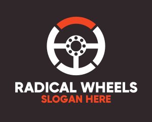 Steering Wheel Automotive Services logo design