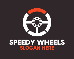 Steering Wheel Automotive Services logo design