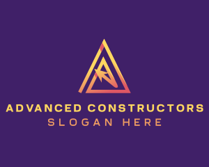 Arrow Triangle Startup logo design