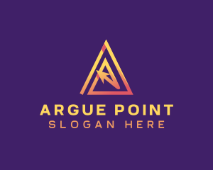 Arrow Triangle Startup logo design