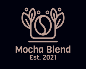 Organic Brewed Coffee logo design