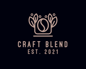 Organic Brewed Coffee logo design