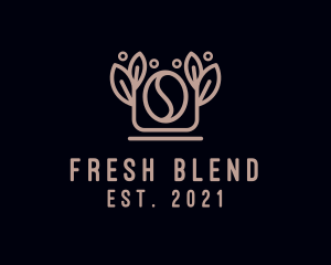 Organic Brewed Coffee logo design