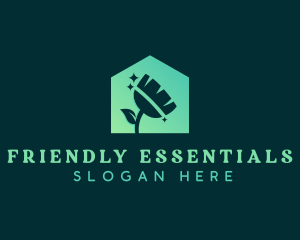 Eco Friendly House Broom logo