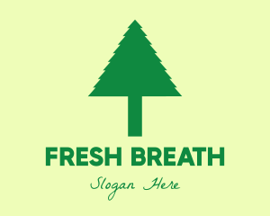 Green Simple Tree logo design