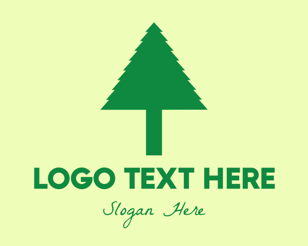 Pine Tree logo example 3
