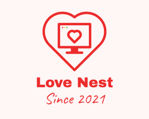 Online Dating App logo design