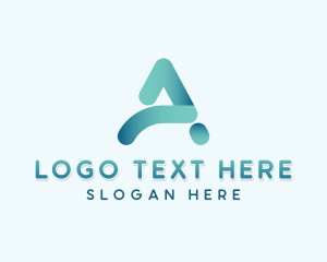 Creative Brand Letter A logo