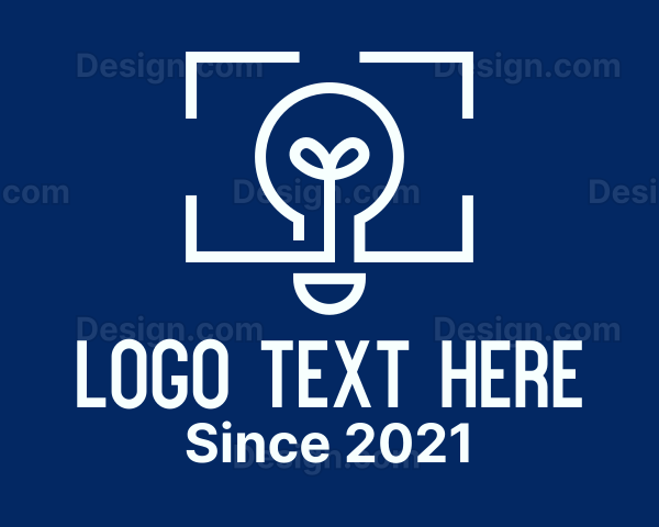 Light Bulb Frame Logo