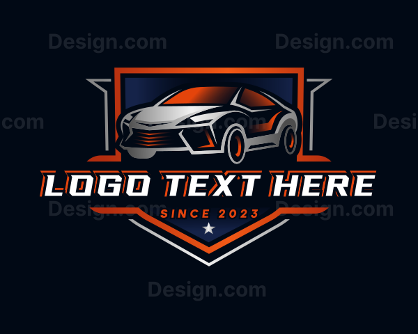 Sedan Car Detailing Logo