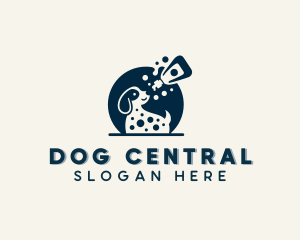 Dog Shampoo Bubbles  logo design