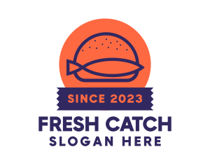 Seafood Fish Burger logo