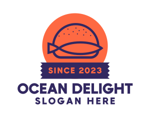 Seafood Fish Burger logo