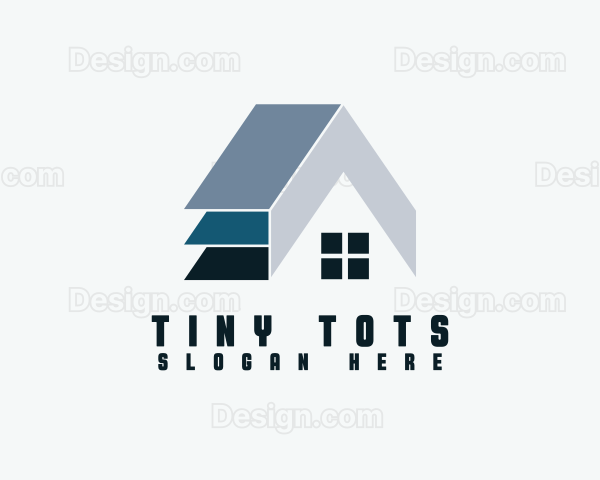 House Roof Builder Logo