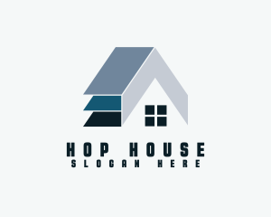 House Roof Builder logo design