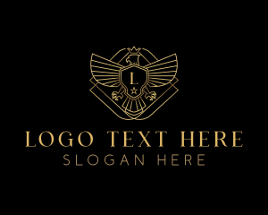 Luxury Eagle Crest logo