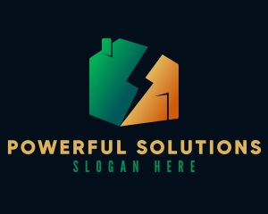 Home Electric Power logo design