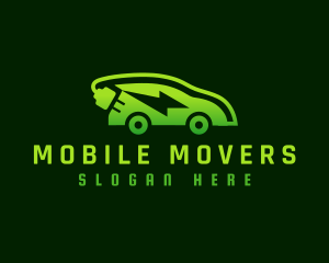 Electric Car Charging logo design