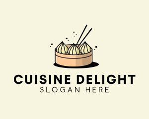 Dim Sum Dumpling Restaurant logo design