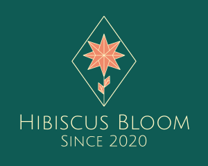 Stained Glass Flower logo design