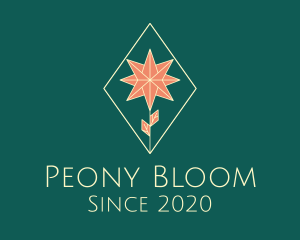 Stained Glass Flower logo design