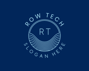 Tech Laboratory Waves logo design