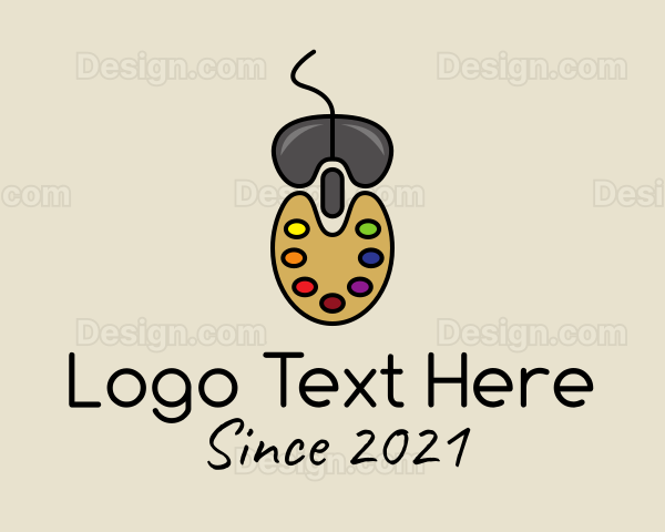 Artistic Mouse Pad Logo