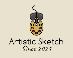 Artistic Mouse Pad  logo design