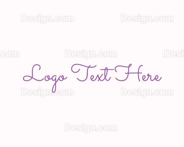 Feminine Beauty Cosmetics Logo