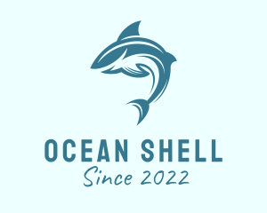 Ocean Shark Surfing  logo design