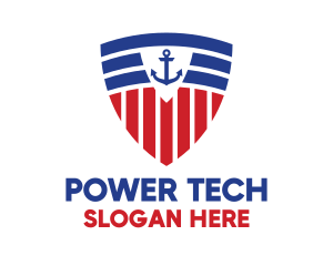 Stripe Anchor Shield logo