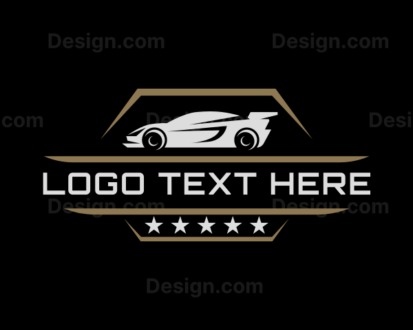 Sports Car Racing Logo