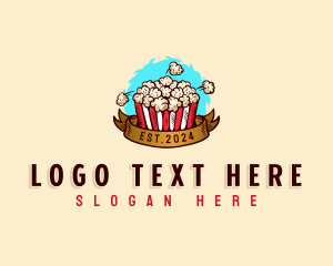 Popcorn Snack Food logo