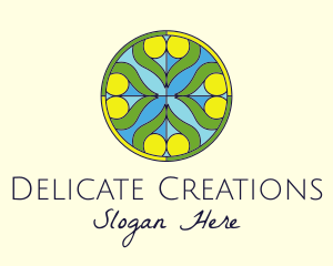 Modern Colorful Stained Glass logo design