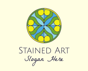 Modern Colorful Stained Glass logo design