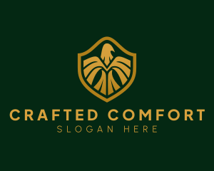 Military Eagle Shield logo design