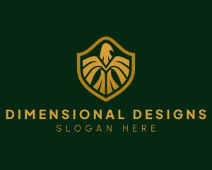 Military Eagle Shield logo design