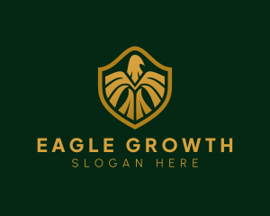 Military Eagle Shield logo design