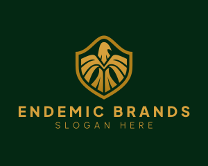 Military Eagle Shield logo design