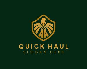 Military Eagle Shield logo design