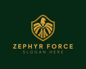 Military Eagle Shield logo design