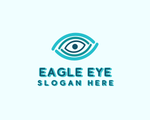 Optic Linear Eye logo design