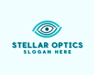 Optic Linear Eye logo design