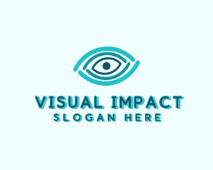 Optic Linear Eye logo design