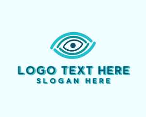 Visualization - Optic Linear Eye logo design