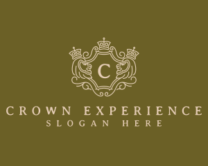 Lion Crown Crest logo