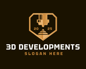 3D Laser Printer logo