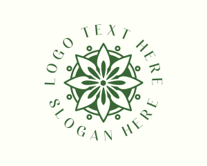 Floral Wellness Mandala logo