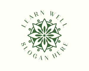 Floral Wellness Mandala logo design