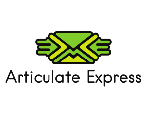 Green Mail Envelope  logo design
